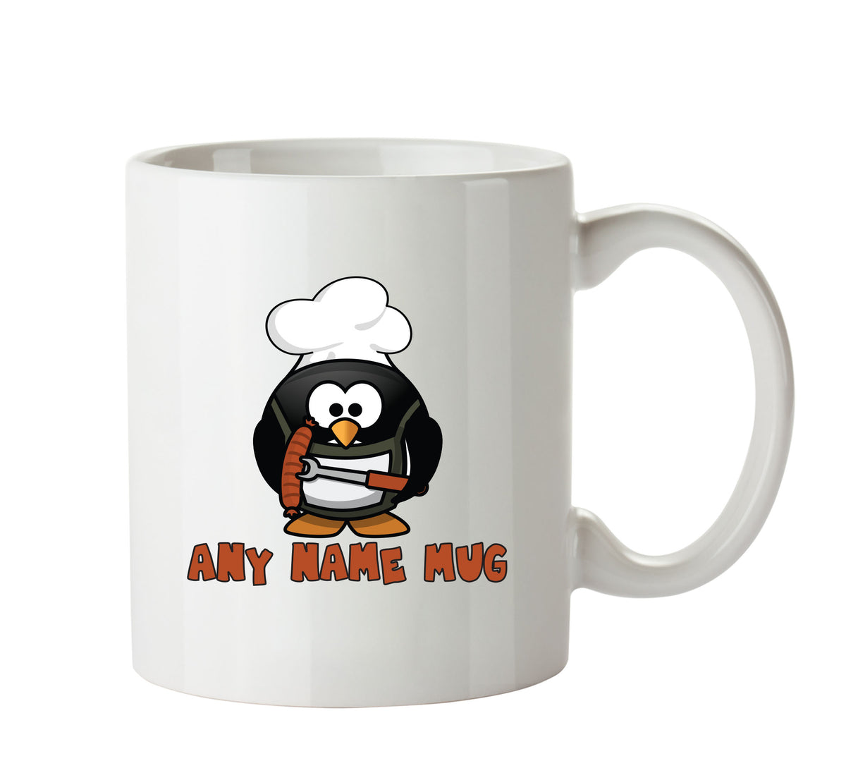 Personalised Chef Penguin Mug CARTOON Mug Office Mug – printed mug product image 1