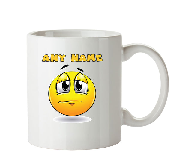 Personalised Cartoon Content Emoji Emoticons Mugs – printed mug product image 1