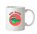 Personalised Cartoon Crocodile Mug