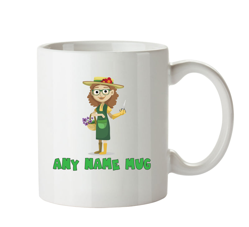 Personalised Female Gardner Mug Occupational Mug Office Mug