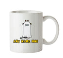 Personalised Cartoon Funny Ghost Giraffe Mug