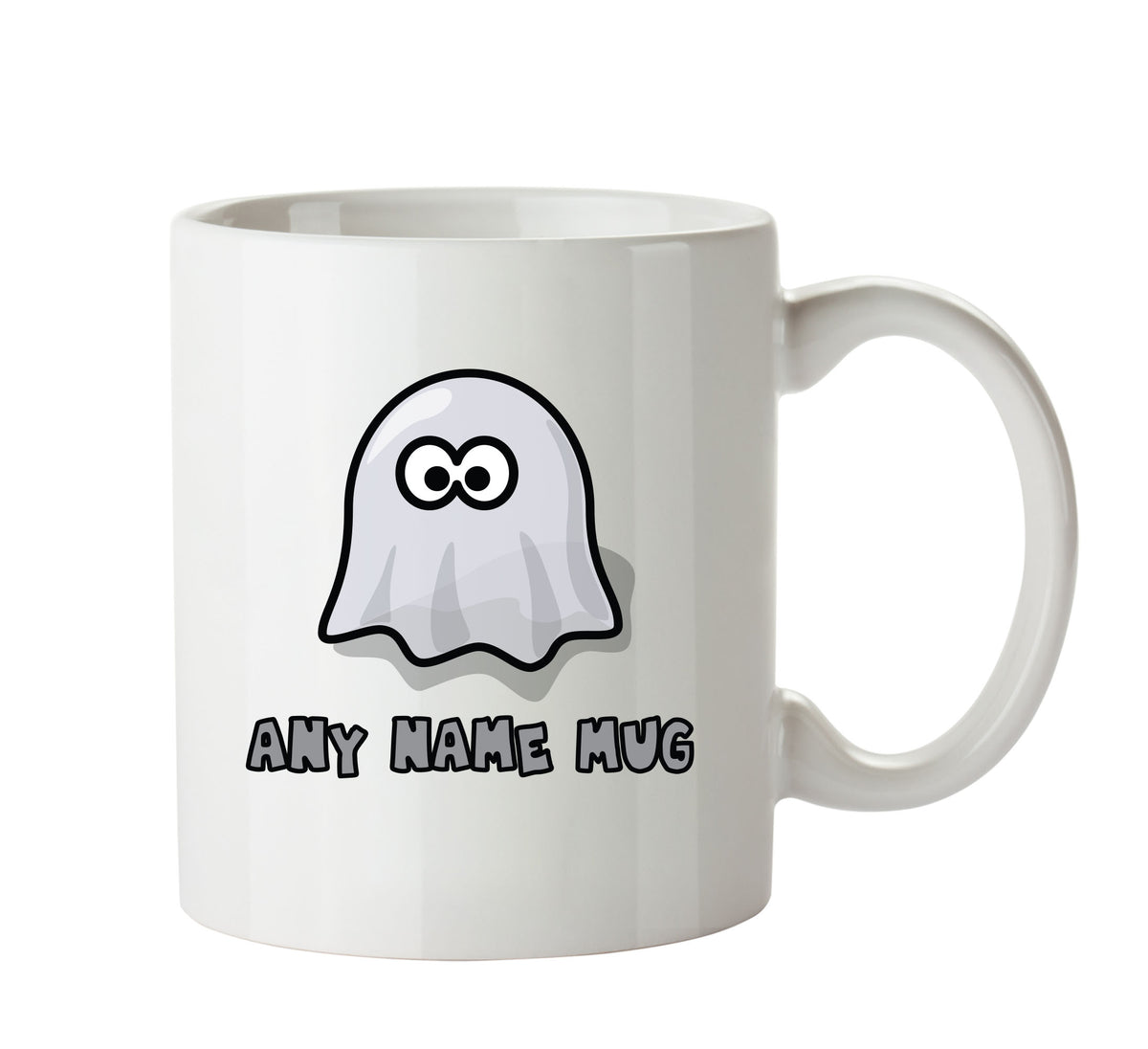 Personalised Cartoon Funny Ghost Mug – printed mug product image 1