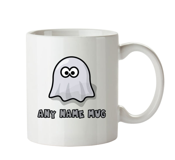 Personalised Cartoon Funny Ghost Mug – printed mug product image 1