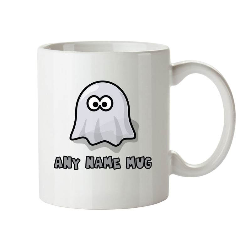 Personalised Cartoon Funny Ghost Mug
