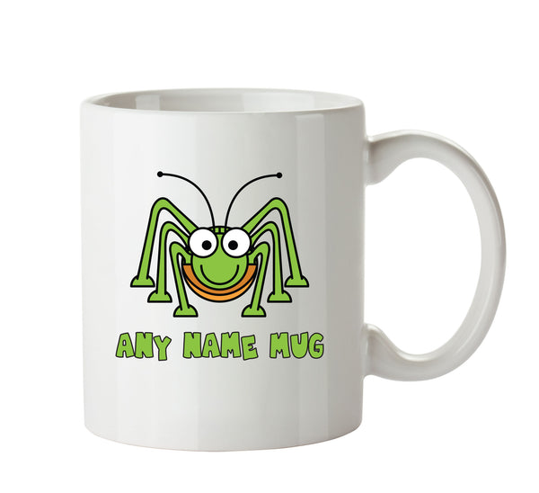Personalised Cartoon Funny Grasshoppers Mug – printed mug product image 1