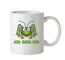 Personalised Cartoon Funny Grasshoppers Mug
