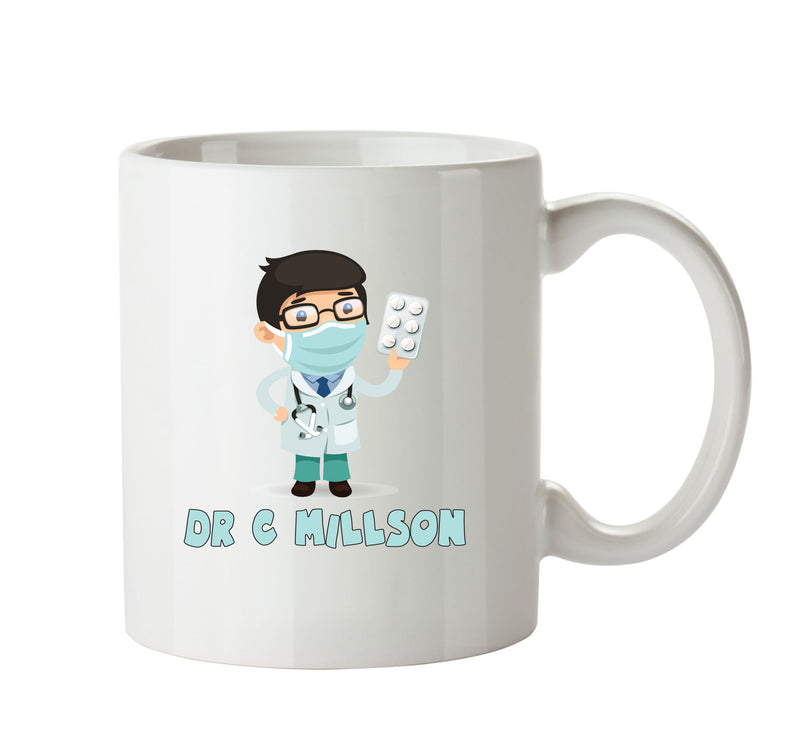 Personalised Male Doctor Mug Occupational Mug Office Mug