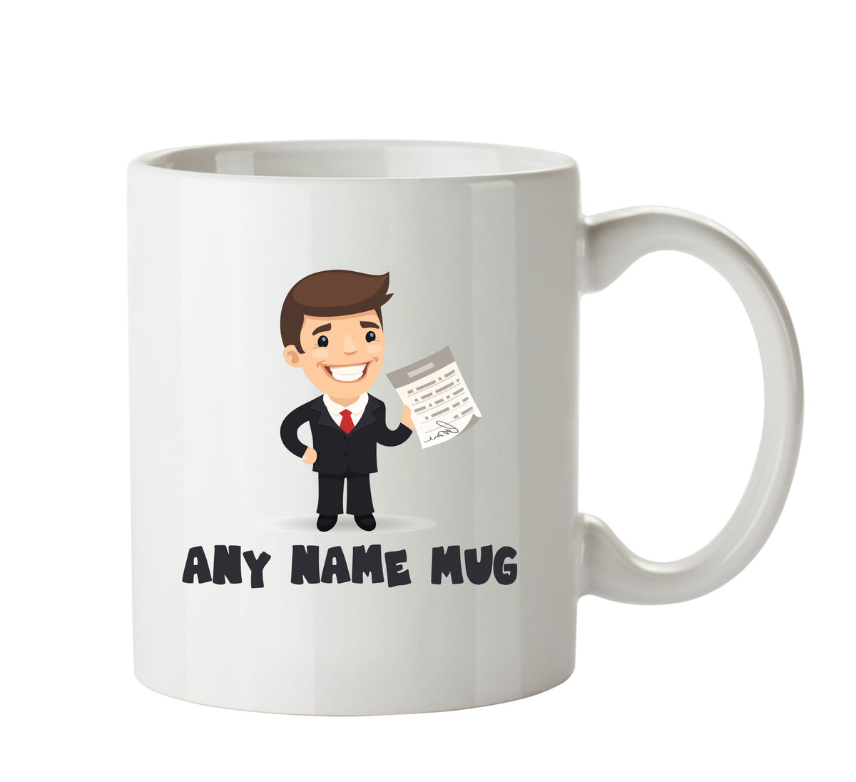 Personalised Male Financial Advisor Mug Occupational Mug Office Mug – printed mug product image 1