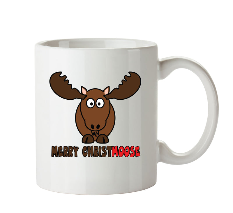 Personalised Cartoon Funny Moose Mug