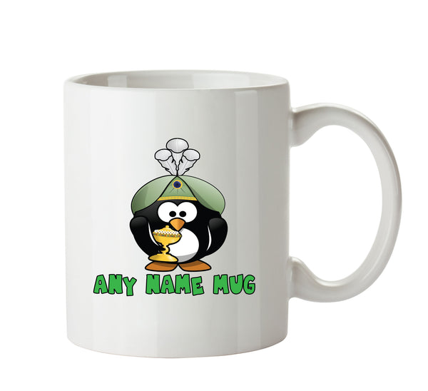 Personalised Cartoon Funny Oriental Penguin 2 Mug – printed mug product image 1