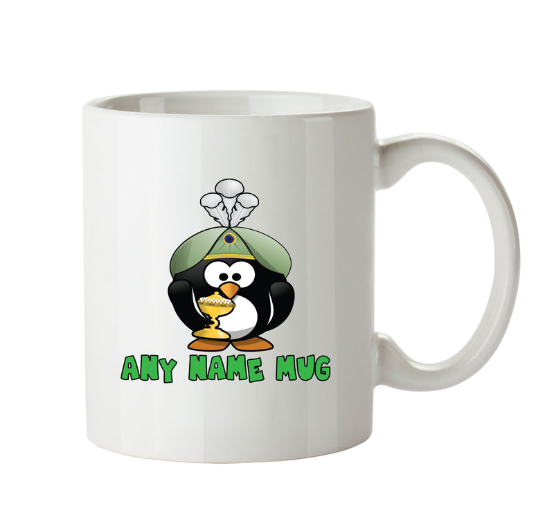 Personalised Cartoon Funny Oriental Penguin 2 Mug