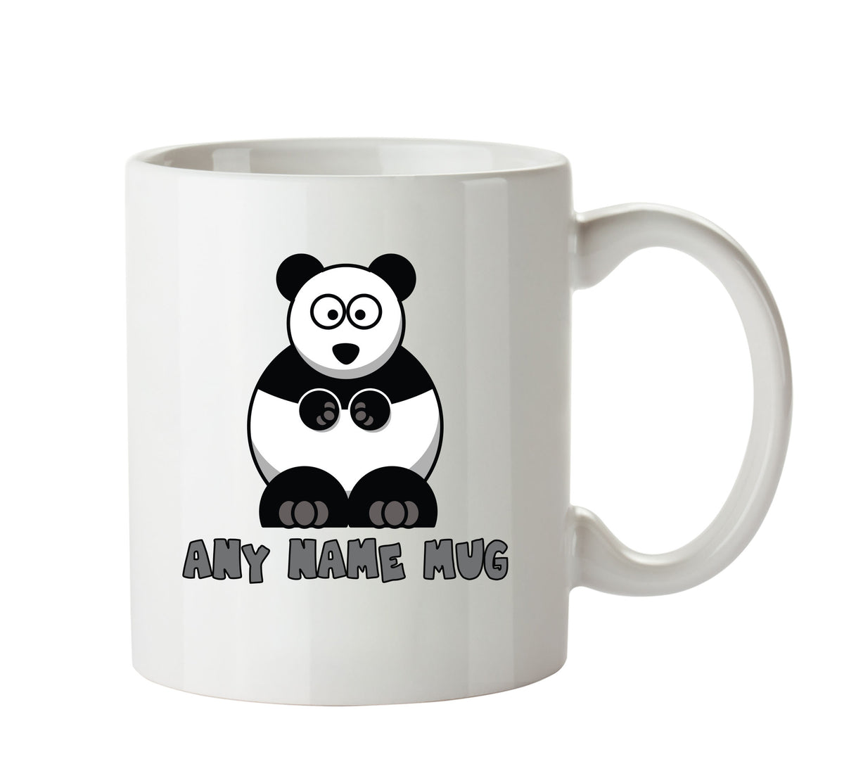Personalised Cartoon Funny Panda2 Mug – printed mug product image 1