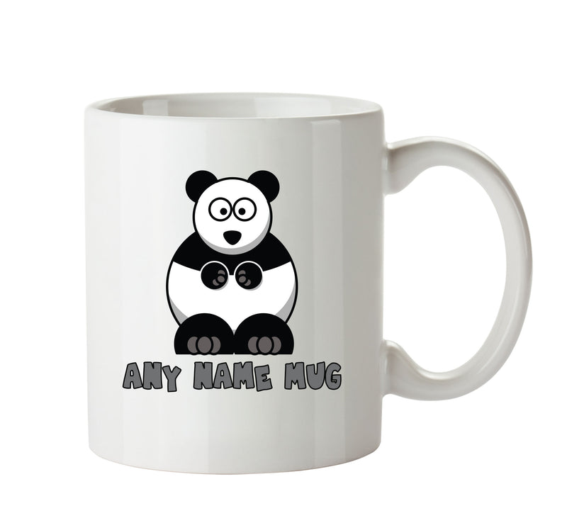 Personalised Cartoon Funny Panda2 Mug