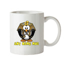 Personalised Cartoon Funny Pharao Penguin Mug