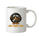 Personalised Cartoon Funny Pillot Penguin Mug