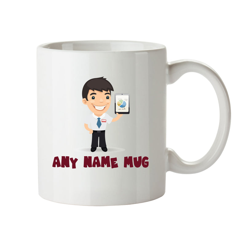 Personalised Male Project Manager Mug Occupational Mug Office Mug