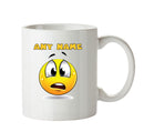 Personalised Cartoon Sweating Emoji Emoticons Mugs