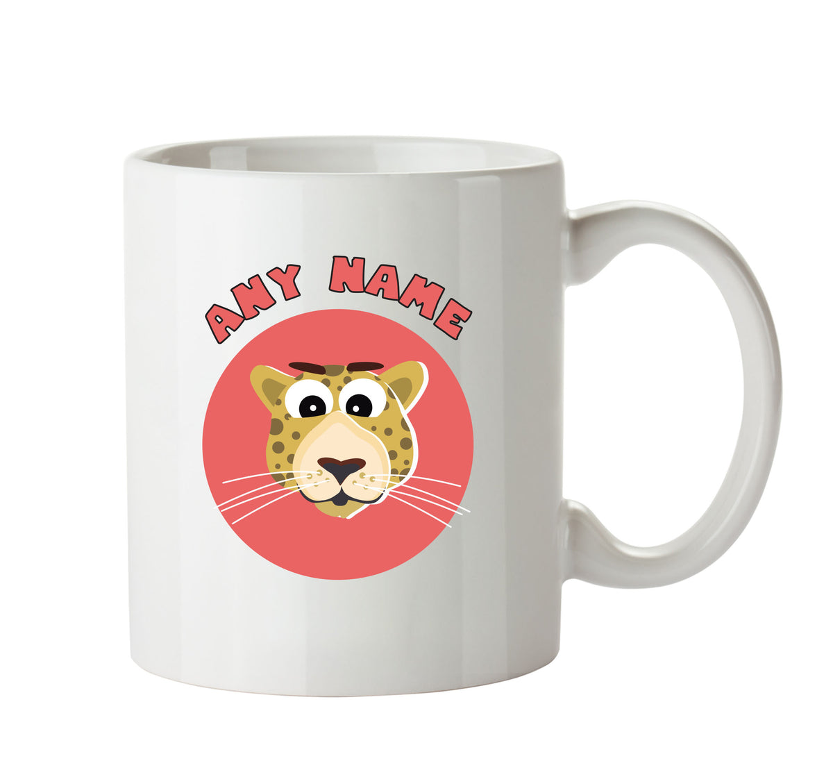Personalised Cartoon Tiger Mug – printed mug product image 1