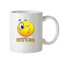 Personalised Cartoon Winking Emoji Emoticons Mugs