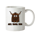 Personalised Cartoon Funny Yak Mug