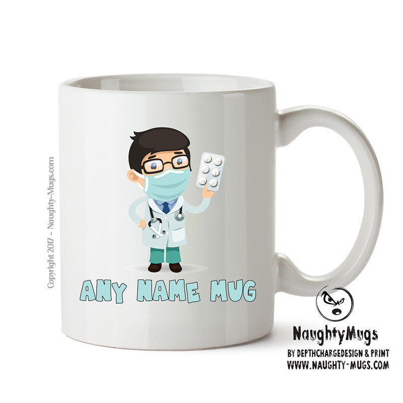 Personalised Male Doctor Mug Occupational Mug Office Mug