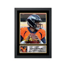 Case Keenum Limited Edition Football Signed Print - American Footballer