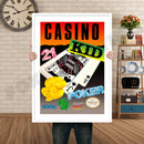 Casino Kid Retro GAME INSPIRED THEME Nintendo NES Gaming A4 A3 A2 Or A1 Poster Art 162