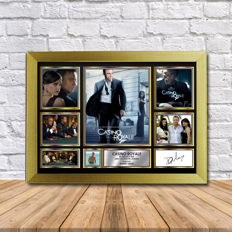 Casino Royale James Bond Limited Edition Signed Print