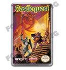 Castle Quest Retro Nintendo NES Game Inspired Fridge Magnet 166