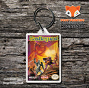 Castle Of Dragon Retro NES Game Cover Art Gaming Keyring