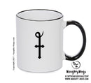 Caustic Lime Black Handle Alchemy Mug GOTHIC GOTH HORROR STARS HORROSCOPE BLACK MAGIC MUG