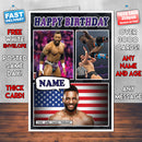 Cedric Alexander KE Inspired Style Personalised Wrestling WWE Birthday Card