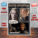 Cersei Lannister Personalised INSPIRED STYLE Game Of Thrones Birthday Card New 2017