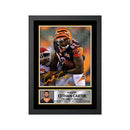 Cethan Carter 2 Limited Edition Football Signed Print - American Footballer
