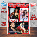 Chad Gable KE Inspired Style Personalised Wrestling WWE Birthday Card