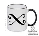 Chalc Black Handle Alchemy Mug GOTHIC GOTH HORROR STARS HORROSCOPE BLACK MAGIC MUG