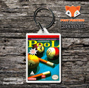 Championship Bowling Retro NES Game Cover Art Gaming Keyring