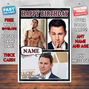 Channing Tatum Personalised Celebrity Birthday Card New 2017
