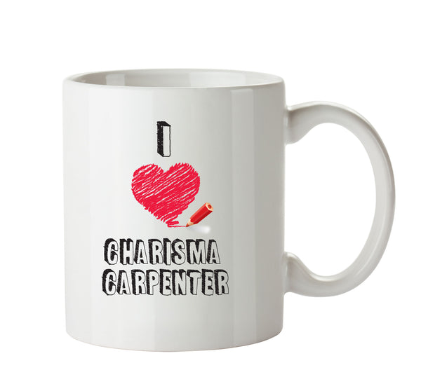 I Love Charisma Carpenter - I Love Celebrity Mug - Novelty Gift Printed Tea