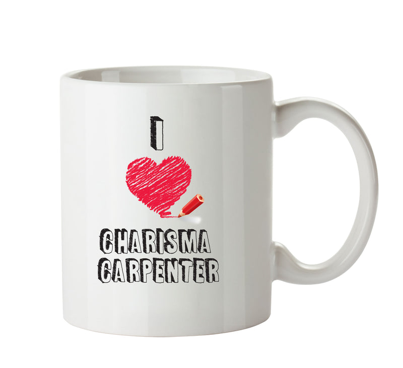 I Love Charisma Carpenter - I Love Celebrity Mug - Novelty Gift Printed Tea Coffee Ceramic Mug