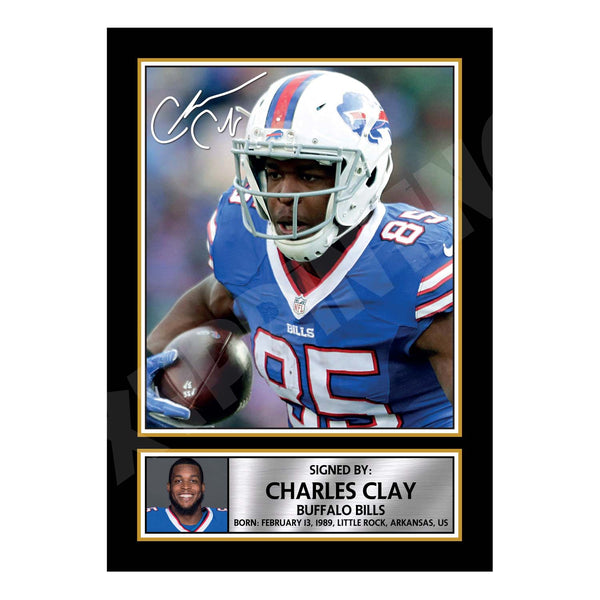 Charles Clay 2 American Football Printed Signature Print