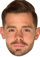 Charlie King 2020 Dress Cardboard Celebrity Party Face Mask