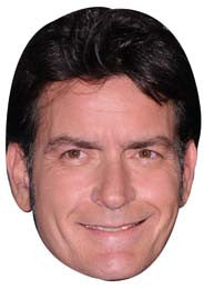 Charlie Sheen Face Mask Celebrity FANCY DRESS HEN BIRTHDAY PARTY FUN STAG DO HEN