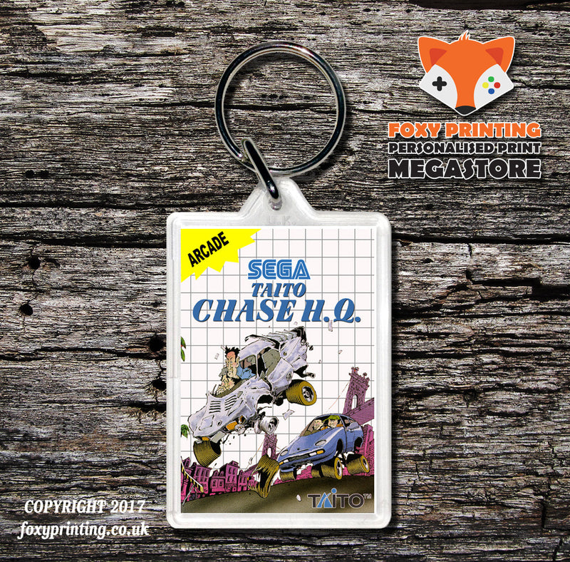 Chase HQ (2) - Sega Master System Keyring
