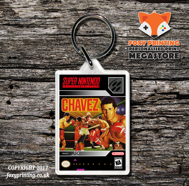 Chavez Game Inspired Retro Gaming Keyring