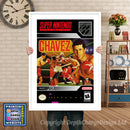 Chavez Super Nintendo GAME INSPIRED THEME Retro Gaming Poster A4 A3 A2 Or A1