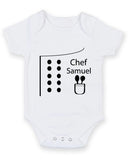 Chef Apron Baby Grow Bodysuit