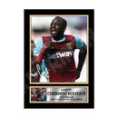 Cheikhou Kouyate 2 Limited Edition Football Player Signed Print - Football