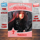 Chenbo Anime Girl Inspired Style Game Kids Inspired Birthday Card (SA)