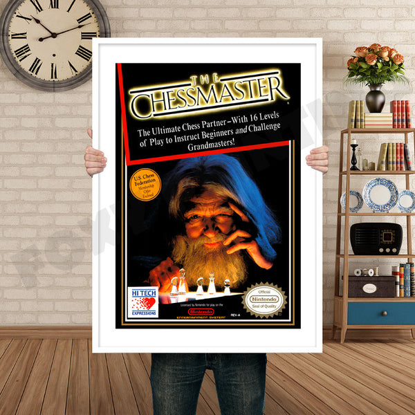 Chess Master Retro Game Inspired Theme Nintendo NES Gaming